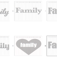 FAMILY book folding templates